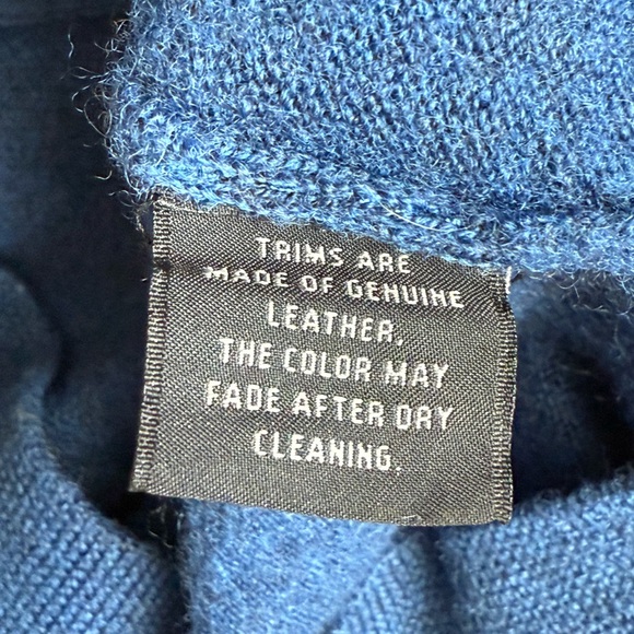 The Men's Store at Bloomingdale's Quarter Zip Merino Wool Sweater size M - Picture 10 of 11